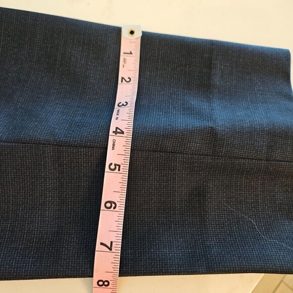 Hugo Boss Men's Size 40 Slim Fit Wool Woven Navy Huge6 Genius 5 - Picture 14 of 14